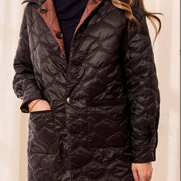 Tribal Tribal Reversible Quilted Jacket 6248O
