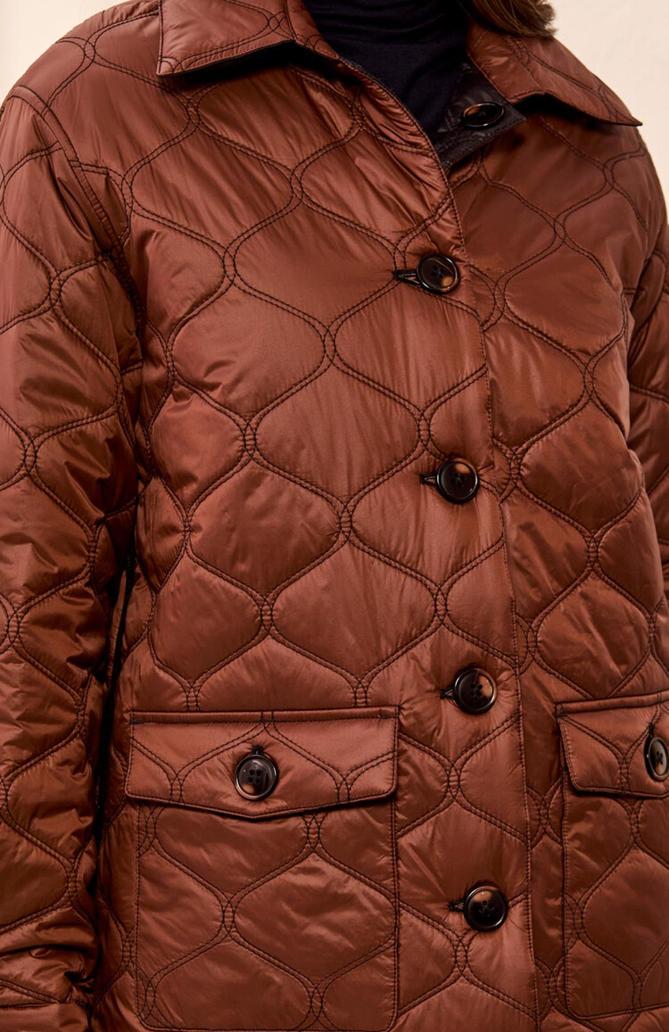 Tribal Tribal Reversible Quilted Jacket 6248O