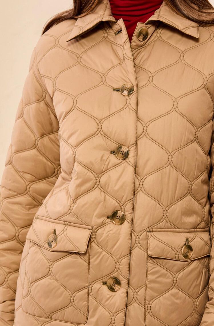 Tribal Tribal Reversible Quilted Jacket 6248O