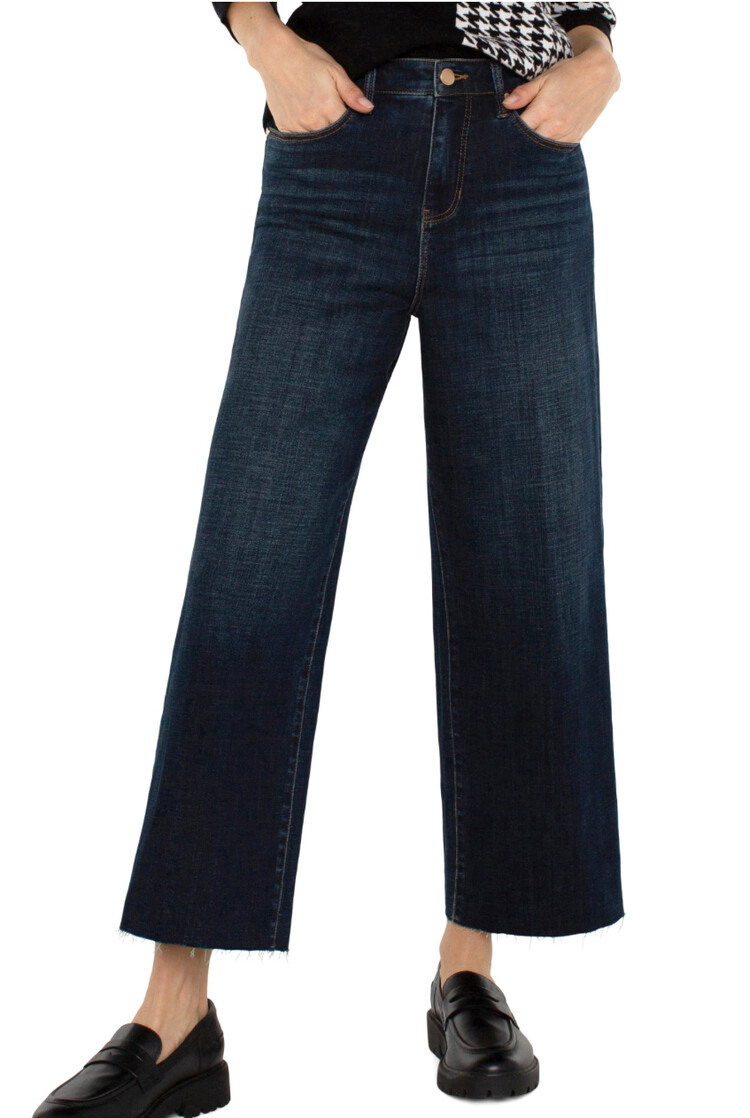 Liverpool Liverpool Stride High Rise Drop Wide Leg Jean W/ Cut Hem LM4454CH4