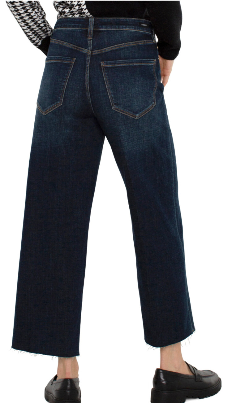 Liverpool Liverpool Stride High Rise Drop Wide Leg Jean W/ Cut Hem LM4454CH4