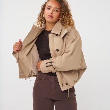 Esqualo Esqualo Short Trench  Coat F2637504