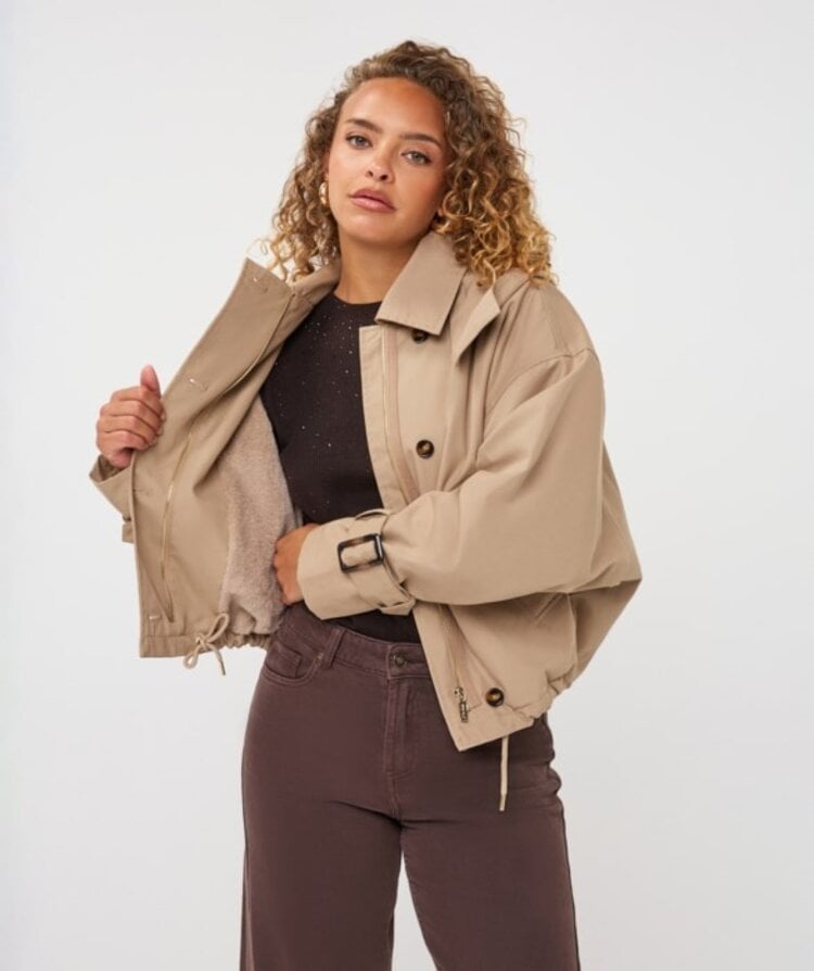 Esqualo Esqualo Short Trench  Coat F2637504