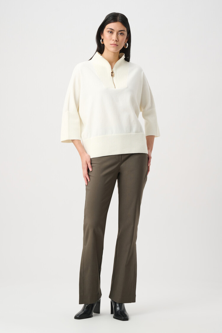 Joseph Ribkoff Joseph Ribkoff Brushed Viscose And Nylon Funnel-Neck Sweater 263937