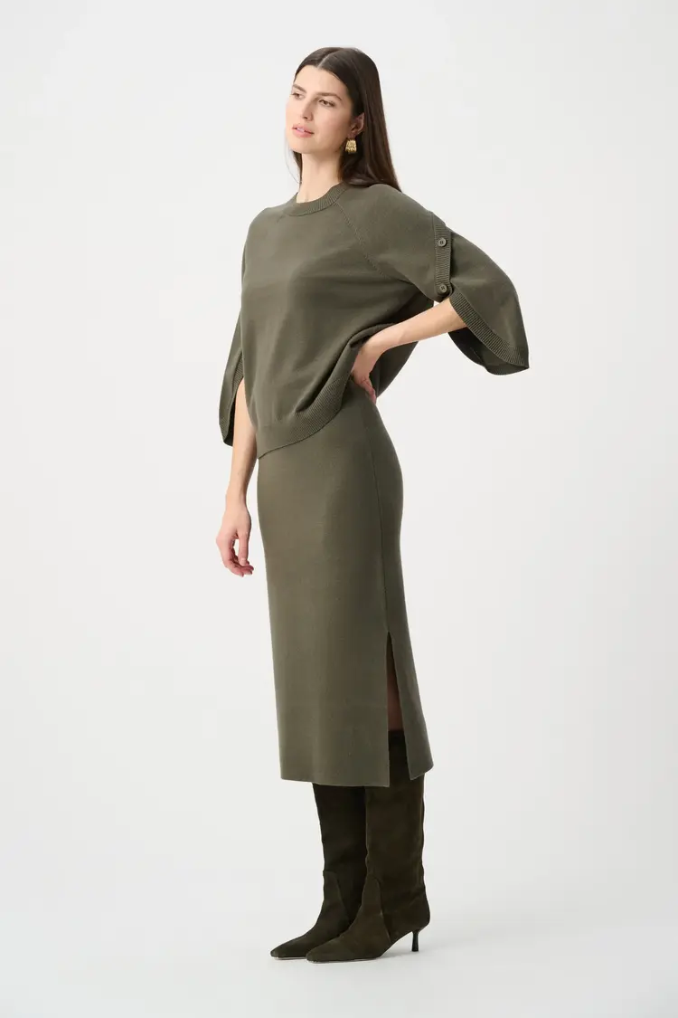 Joseph Ribkoff Joseph Ribkoff Sweater Knit Midi Skirt 243967F26