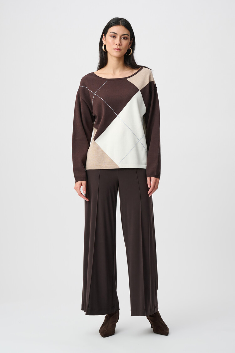 Joseph Ribkoff Joseph Ribkoff Silky Knit Pull-On Wide Leg Pants 251017F26