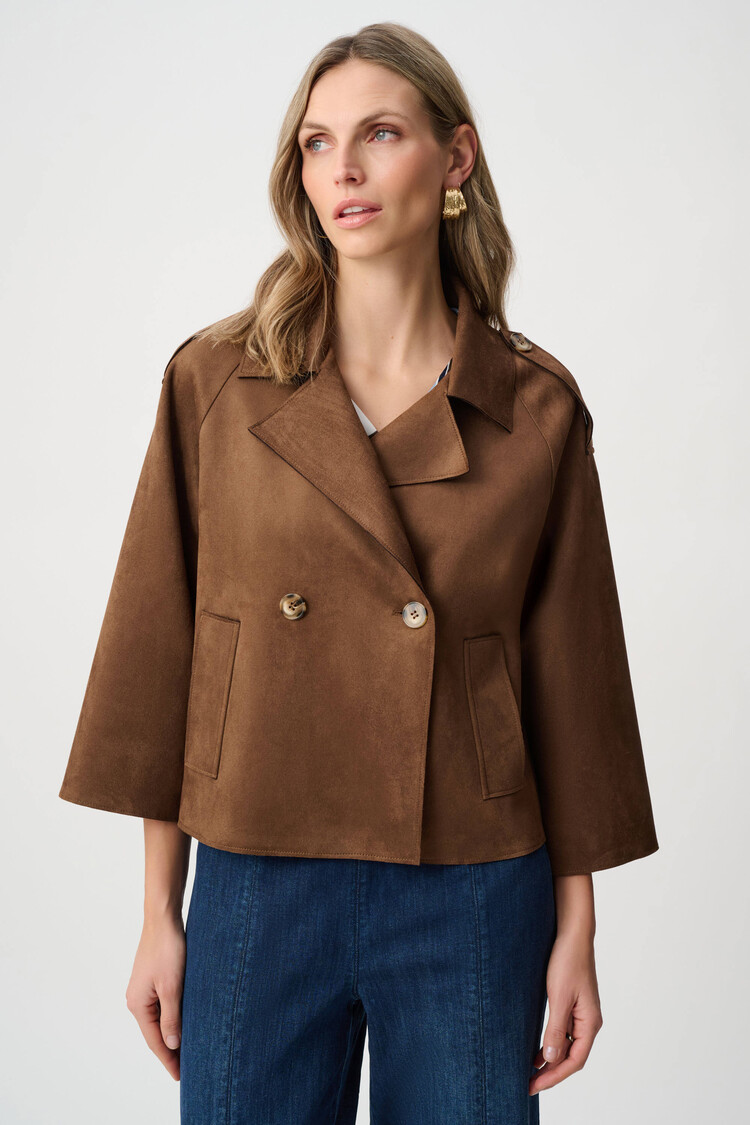 Joseph Ribkoff Joseph Ribkoff Scuba Suede Boxy Jacket 263000