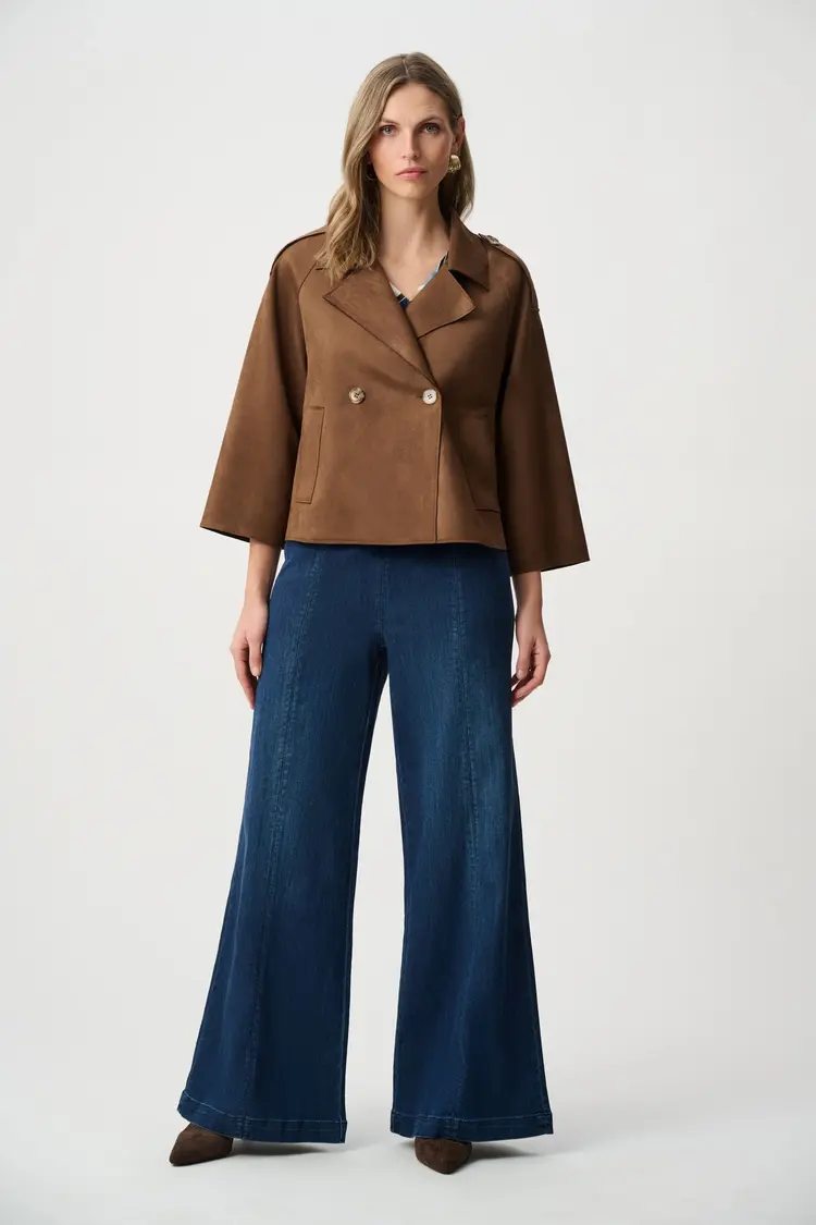 Joseph Ribkoff Joseph Ribkoff Scuba Suede Boxy Jacket 263000