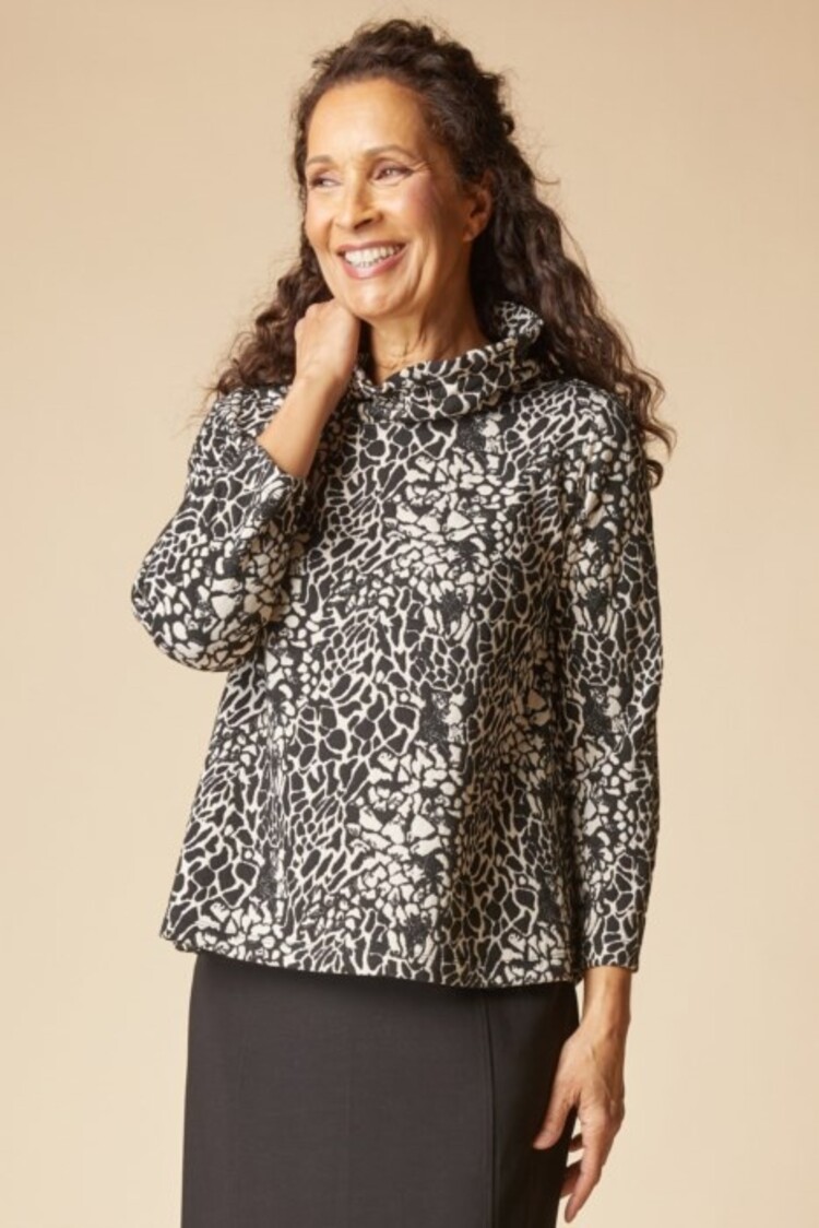 Habitat Habitat Cowl Neck Pullover Top 34521