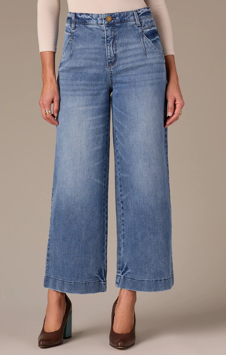 Wit&Wisdom Wit&Wisdom Wyatt Sky Rise V Pocket Wide Leg P25981YME