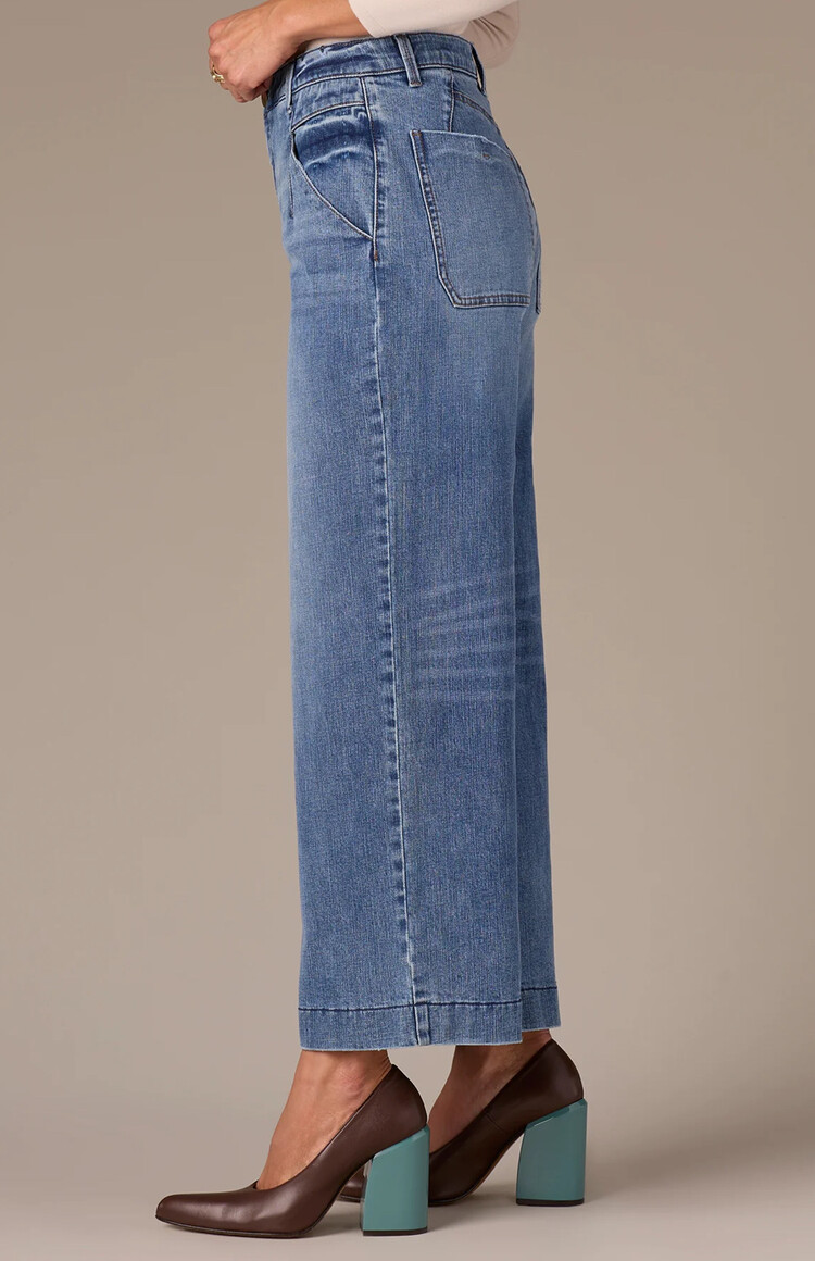 Wit&Wisdom Wit&Wisdom Wyatt Sky Rise V Pocket Wide Leg P25981YME