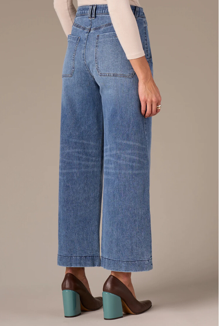 Wit&Wisdom Wit&Wisdom Wyatt Sky Rise V Pocket Wide Leg P25981YME