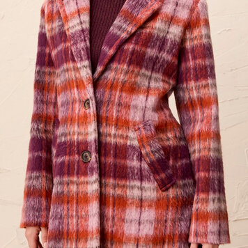 Tribal Tribal Long Sleeve Single Breast Coat 3231O