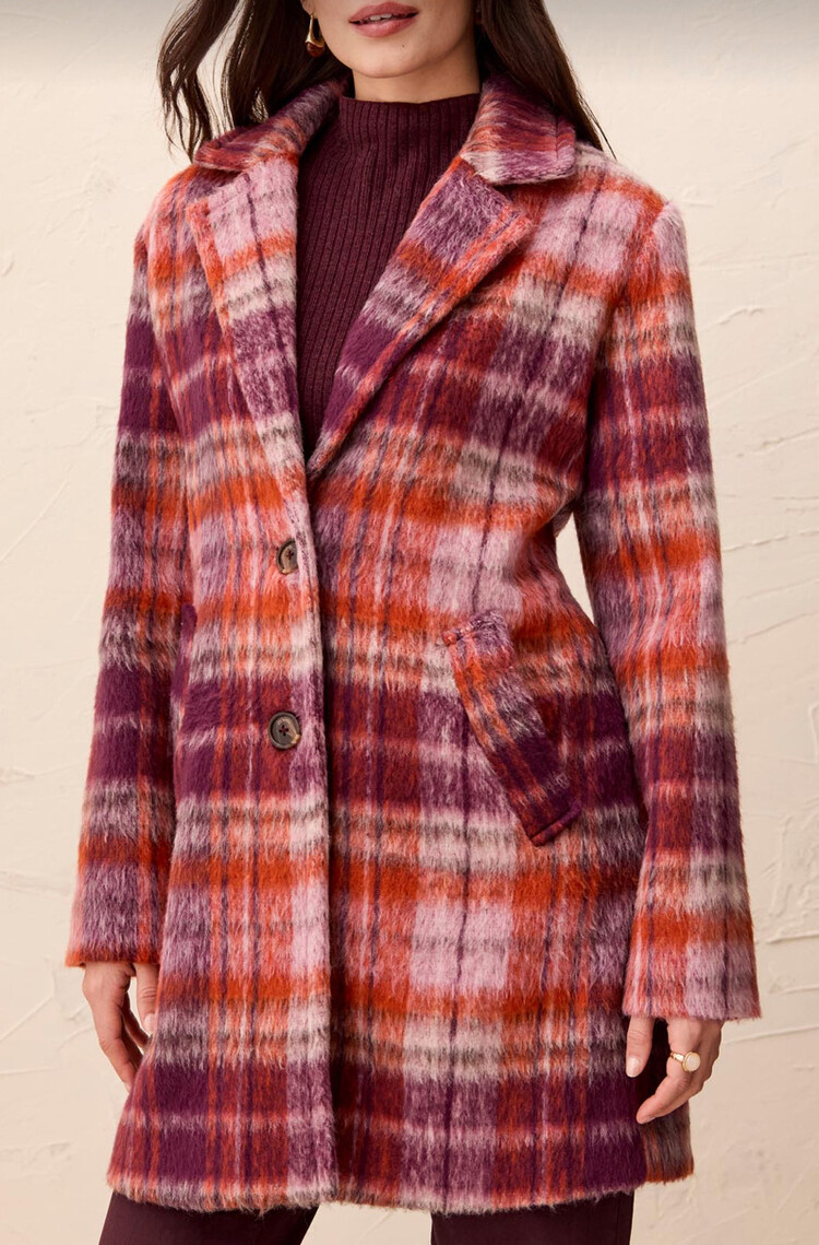 Tribal Tribal Long Sleeve Single Breast Coat 3231O