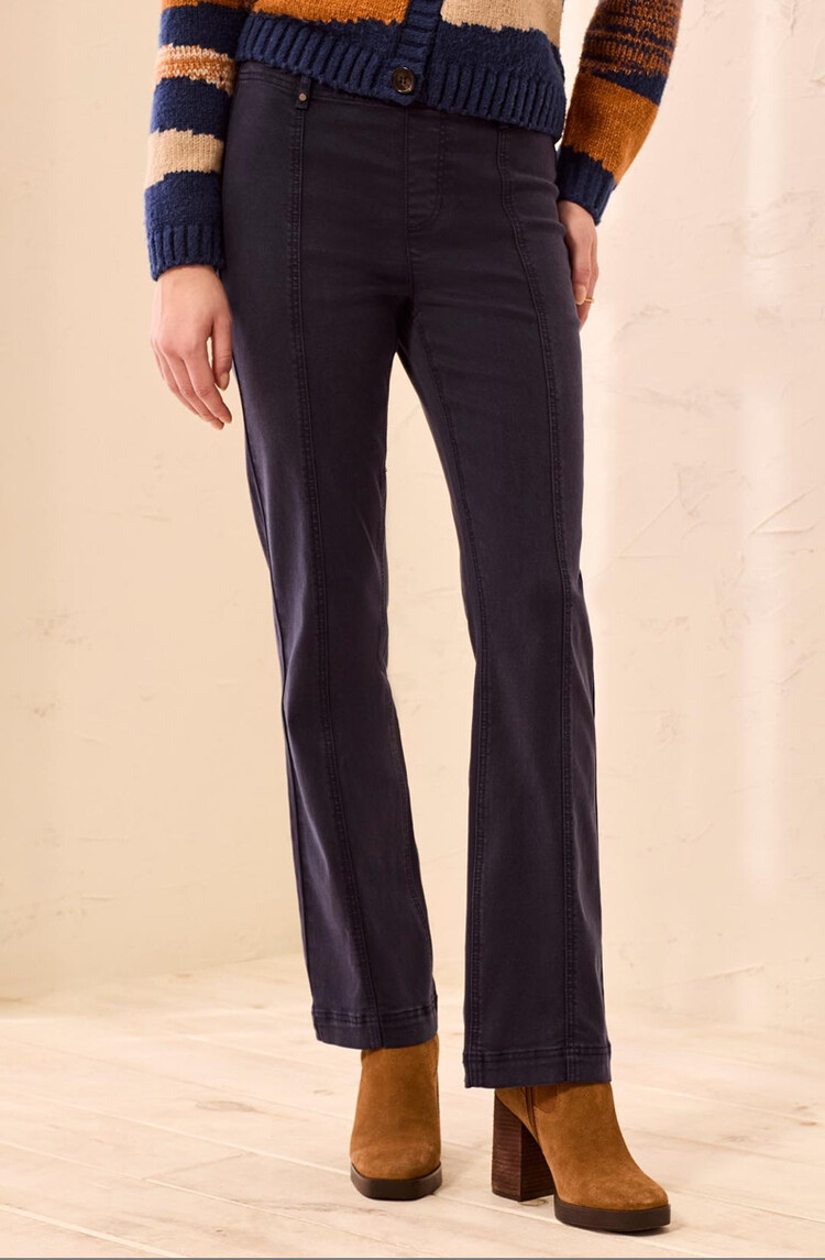 Tribal Tribal Pull On Pant With Front Leg Seams 3216O
