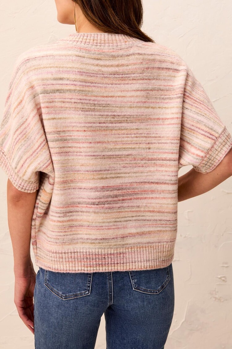 Tribal Tribal Extended Sleeve Crew Neck Sweater 6323O