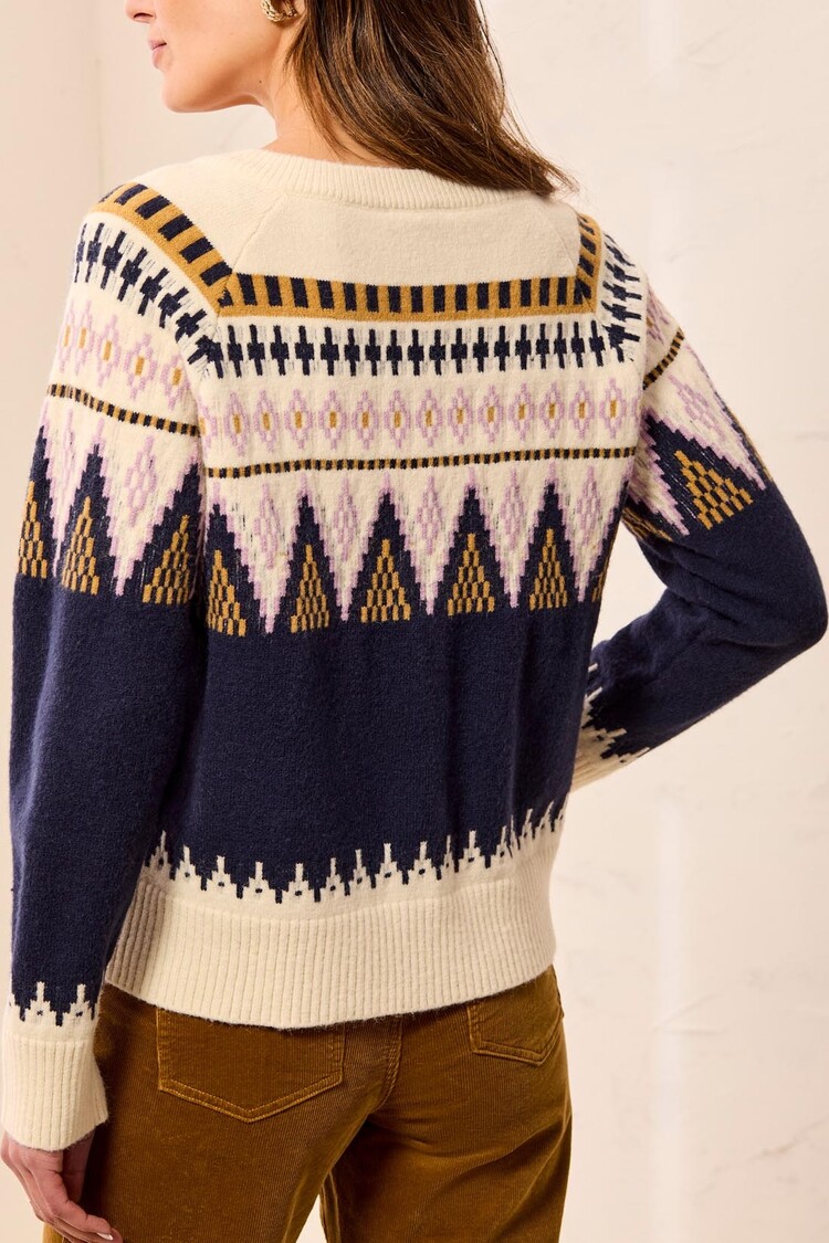 Tribal Tribal Long Sleeve Button Front Sweater Cardigan 2312O