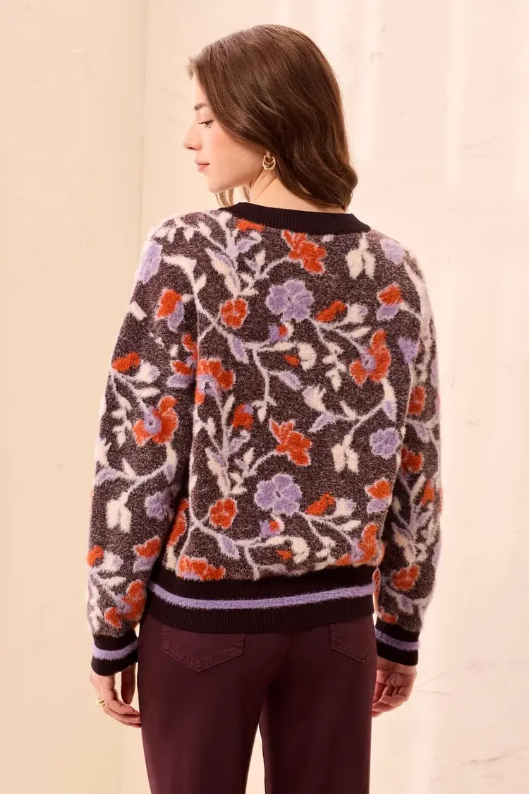 Tribal Tribal Long Sleeve Crew Neck Sweater 3151O