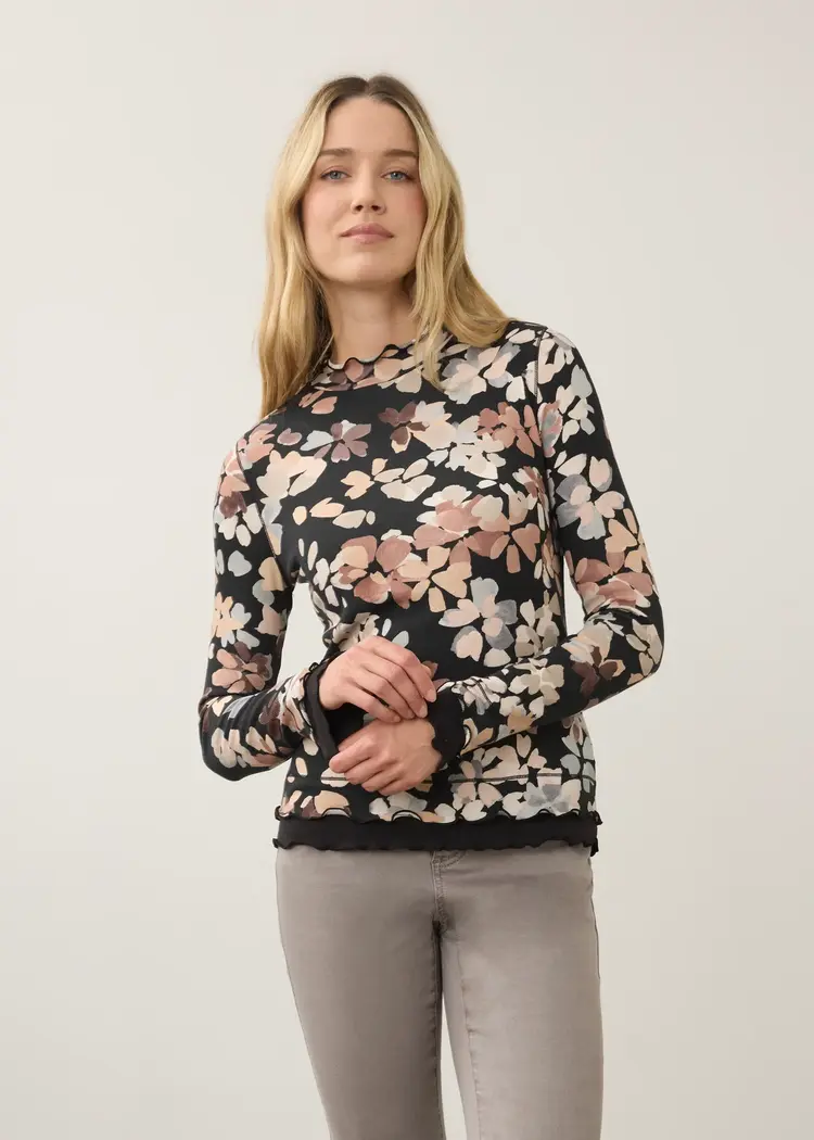 French Dressing Jeans FDJ Mock Neck Top 3547161
