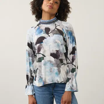 French Dressing Jeans FDJ Bow Back Neck Top 3703153