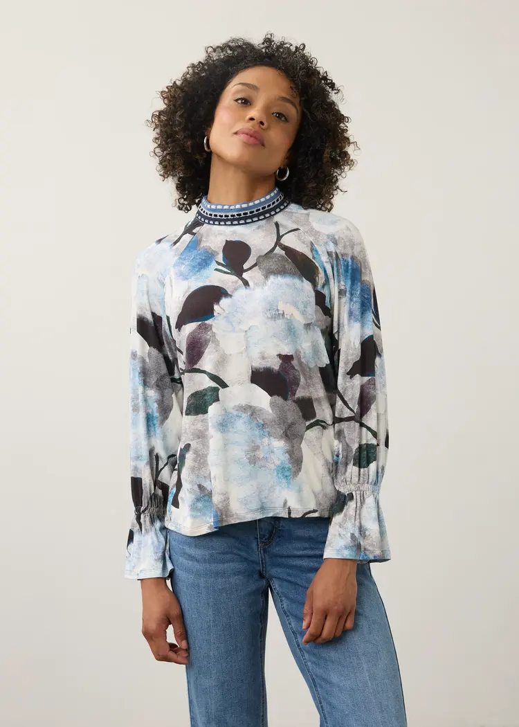 French Dressing Jeans FDJ Bow Back Neck Top 3703153