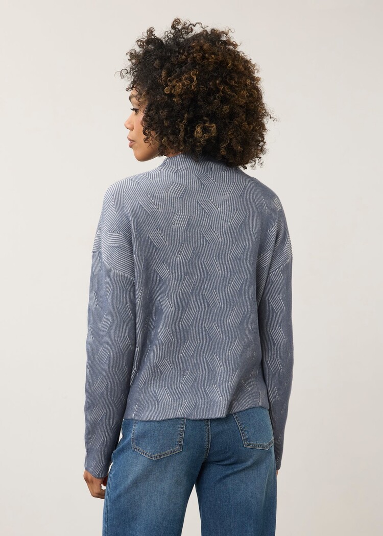 French Dressing Jeans FDJ Long Sleeve Funnel Neck Sweater 1048314