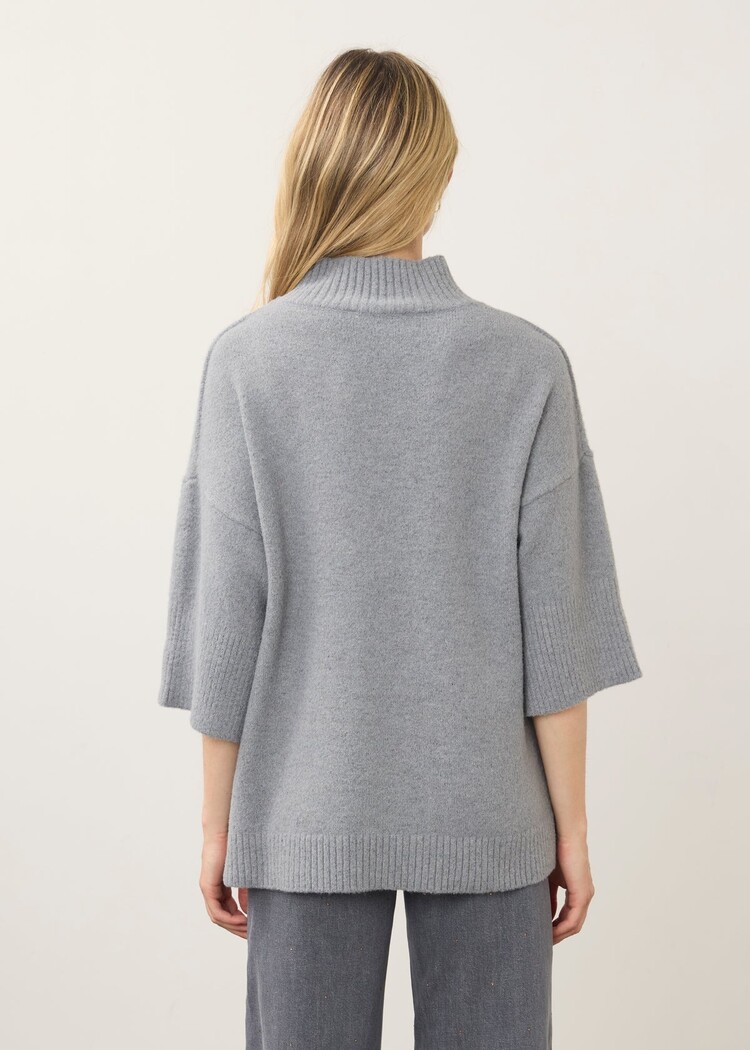 French Dressing Jeans FDJ Mock Neck Light Weight Sleeve Sweater 1189223