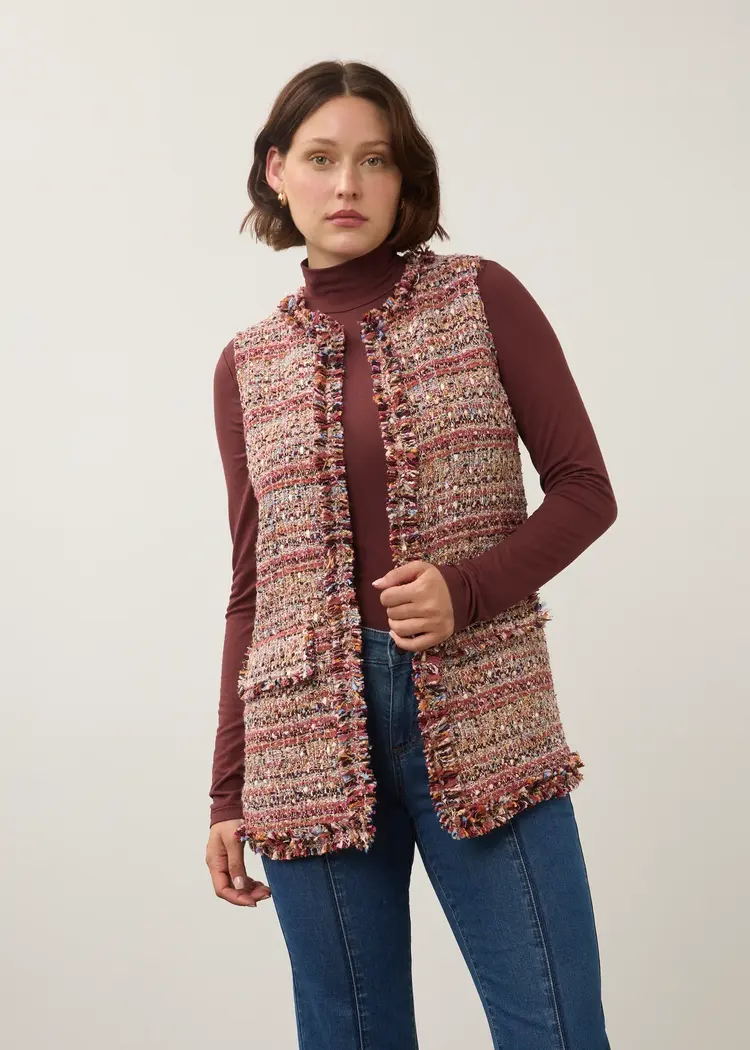 French Dressing Jeans FDJ Long Tweed Vest 10008239