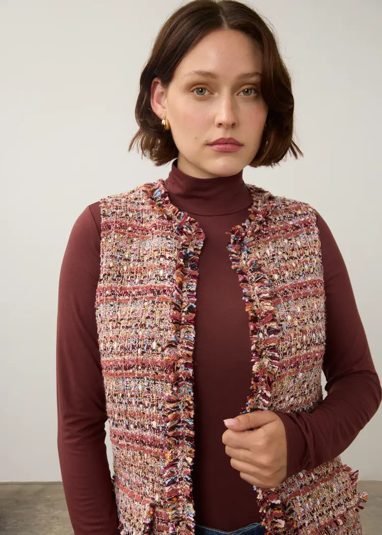 French Dressing Jeans FDJ Long Tweed Vest 10008239