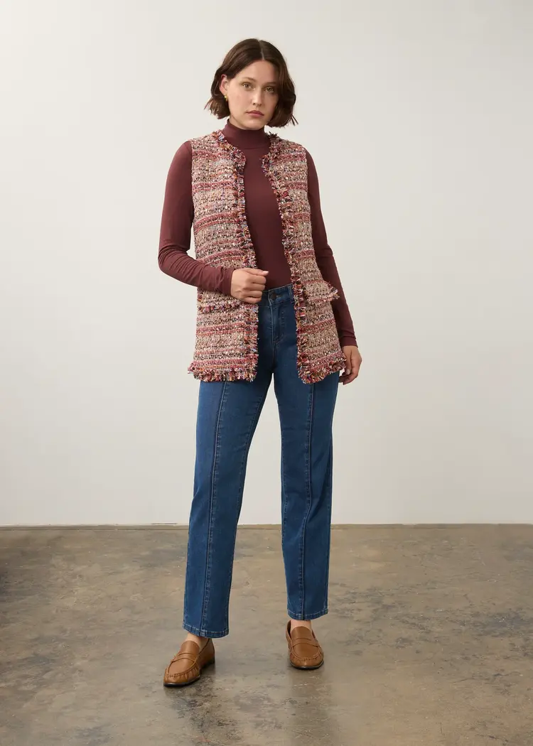 French Dressing Jeans FDJ Long Tweed Vest 10008239