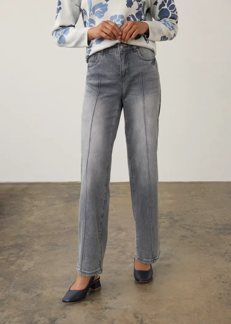 French Dressing Jeans FDJ Olivia Pintuck Wide Leg 2200449