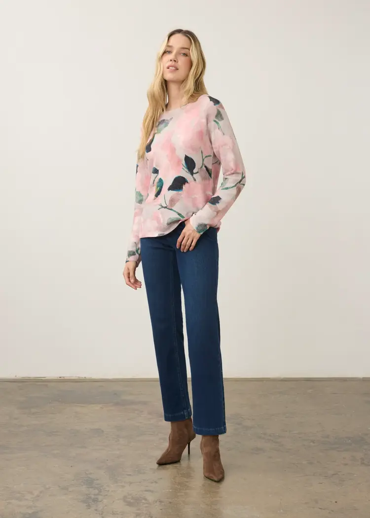 French Dressing Jeans FDJ Long Sleeve Printed Sweater 1788314
