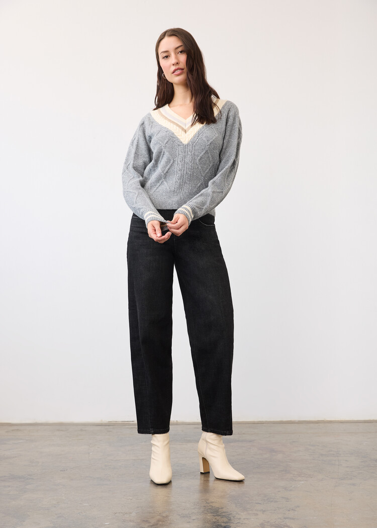 French Dressing Jeans FDJ Sparkle V-Neck Sweater 1091876