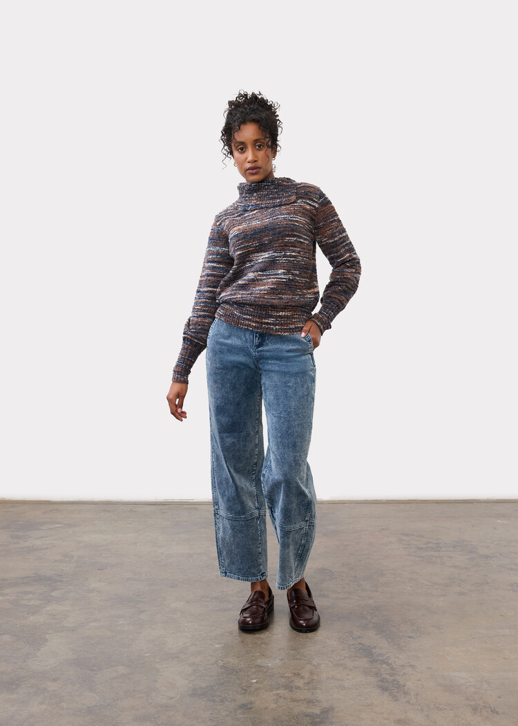 French Dressing Jeans FDJ Envelope Collar Sweater 1085874