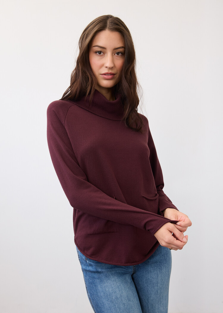 French Dressing Jeans FDJ Cowl Neck Sweater 1492212