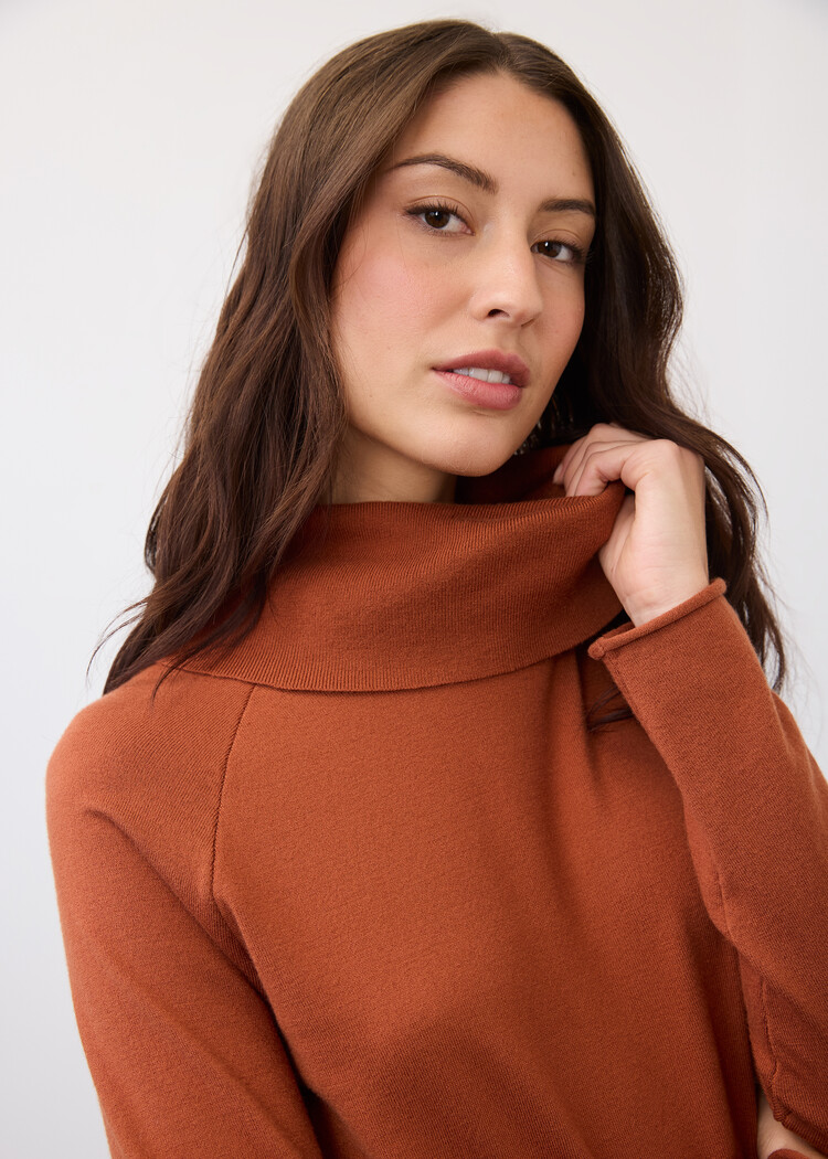 French Dressing Jeans FDJ Cowl Neck Sweater 1492212