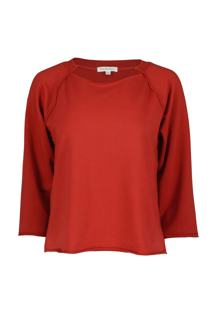 Mododoc Mododoc 3/4 Sleeve Swing Top 44G-99268
