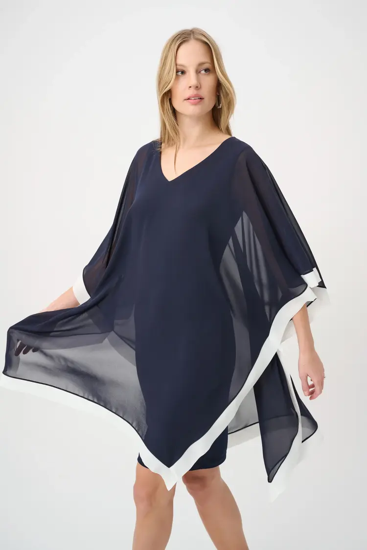 Joseph Ribkoff Joseph Ribkoff Chiffon Overlay Dress 264714