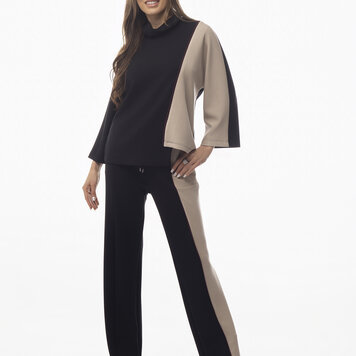Pure Essence Pure Essence Mock Neck Top 625-8095