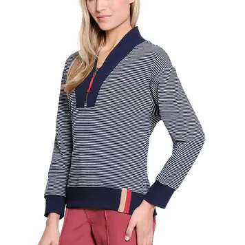 Tru Luxe Tru Luxe Shawl Collar Zip Front Sweater T36476TM