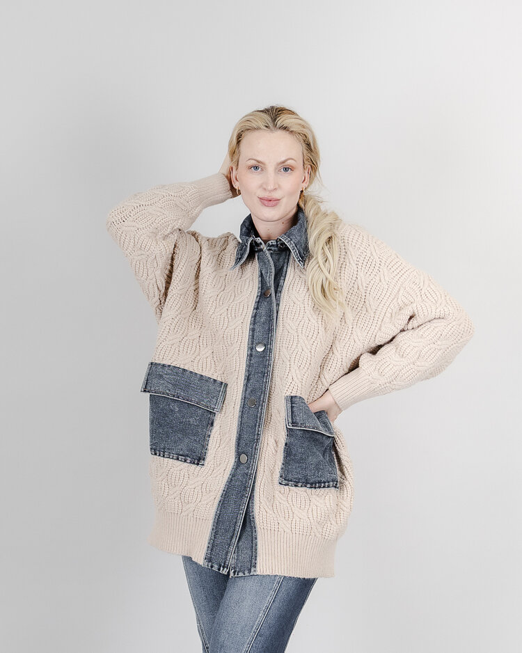 Funsport Funsport Knit Blouse Coat 262228