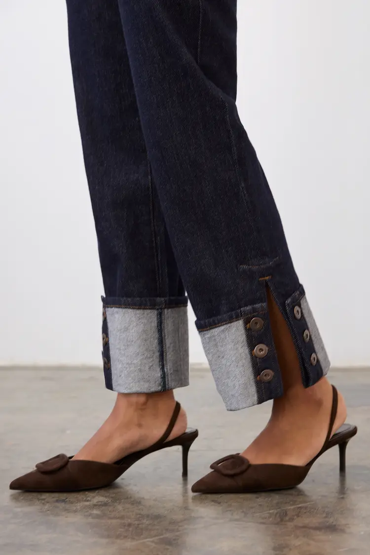 French Dressing Jeans FDJ Christina Cuffed Straight Ankle 5431120