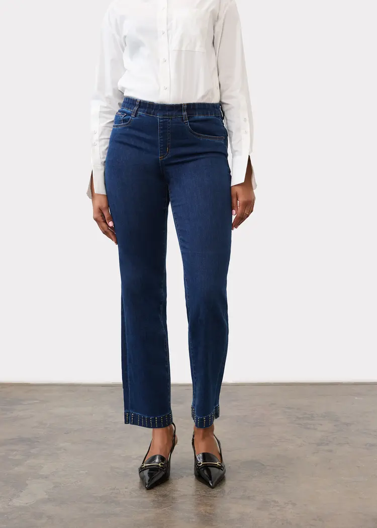 French Dressing Jeans FDJ Pull On Straight Ankle 2131669
