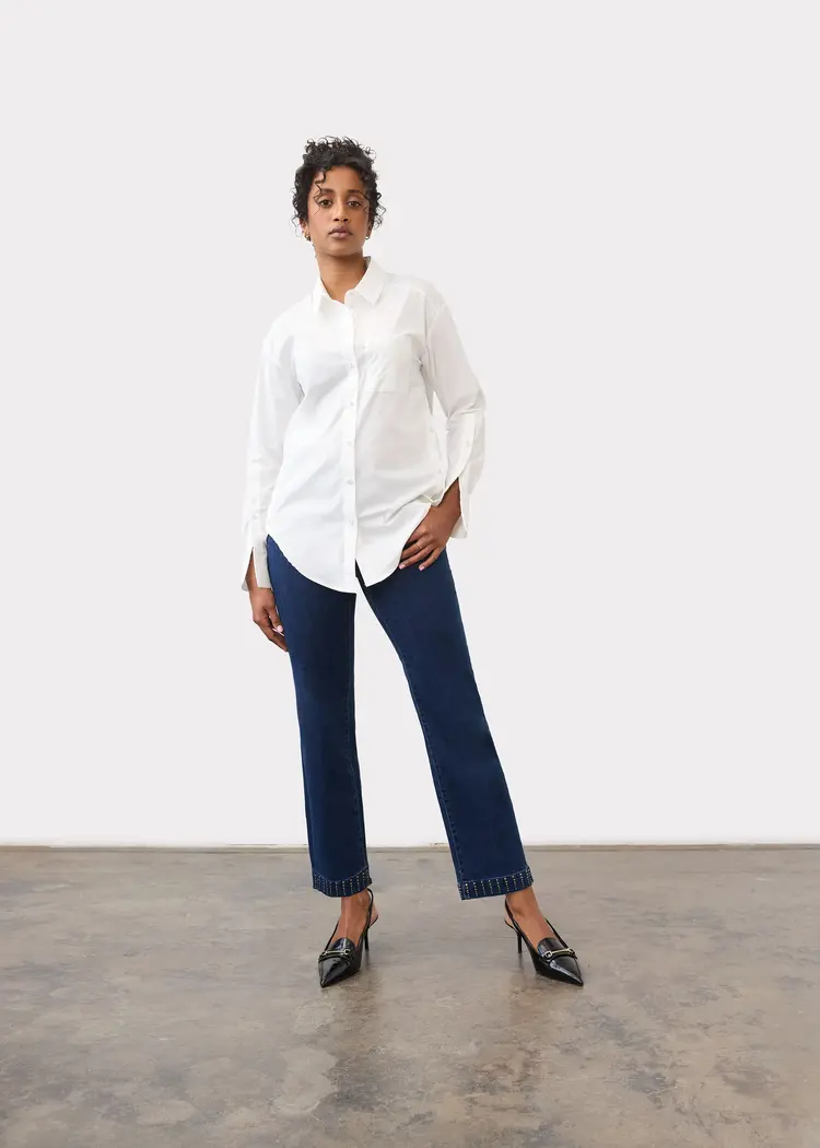 French Dressing Jeans FDJ Pull On Straight Ankle 2131669