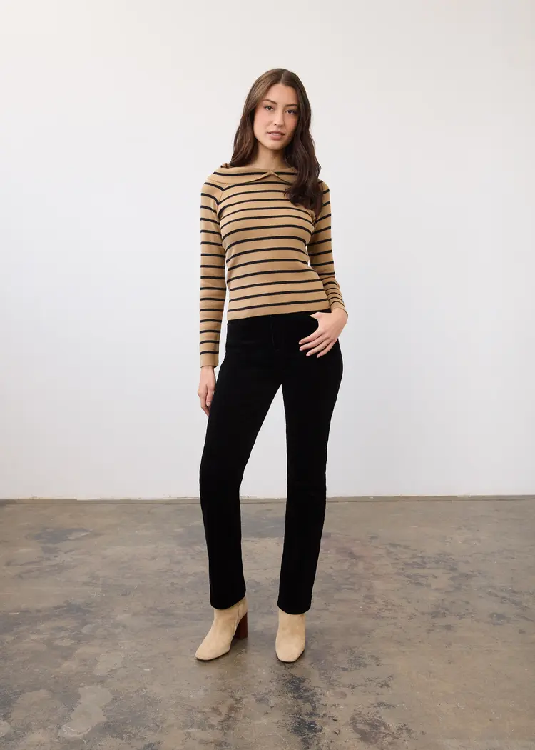 French Dressing Jeans FDJ Long Sleeve Off The Shoulder Sweater 1983764