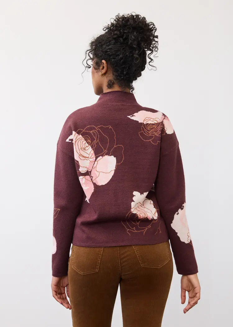 French Dressing Jeans FDJ Mock Neck Loose Fit Sweater 11109147