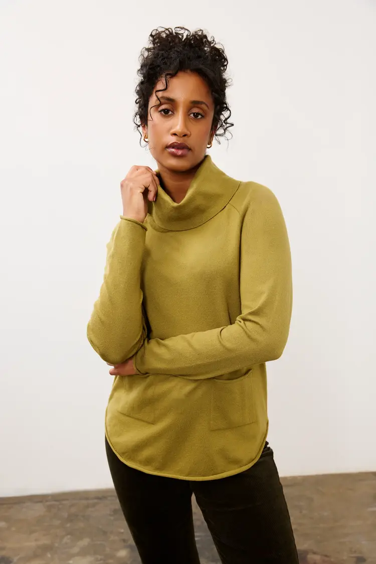 French Dressing Jeans FDJ Cowl Neck Sweater 1492212