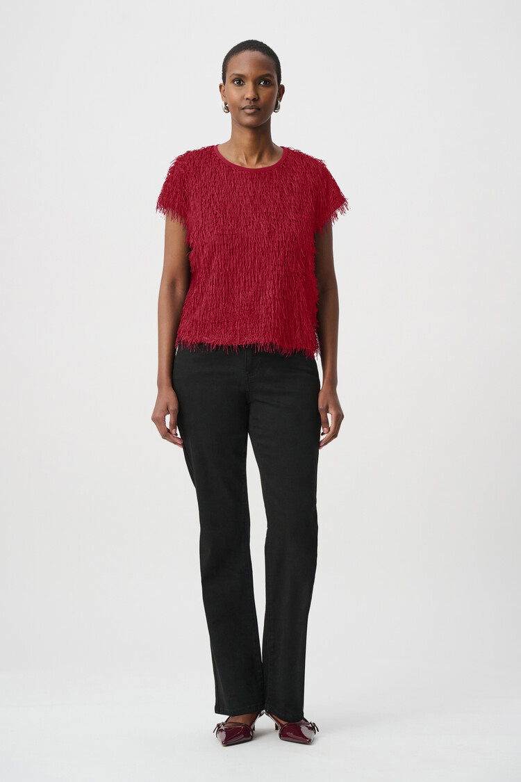 Joseph Ribkoff Joseph Ribkoff Novelty Fringe Top 264208