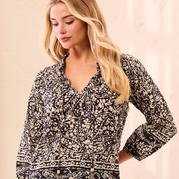Tribal Tribal Blouse With Fancy Embroidery and Tassel 6341O