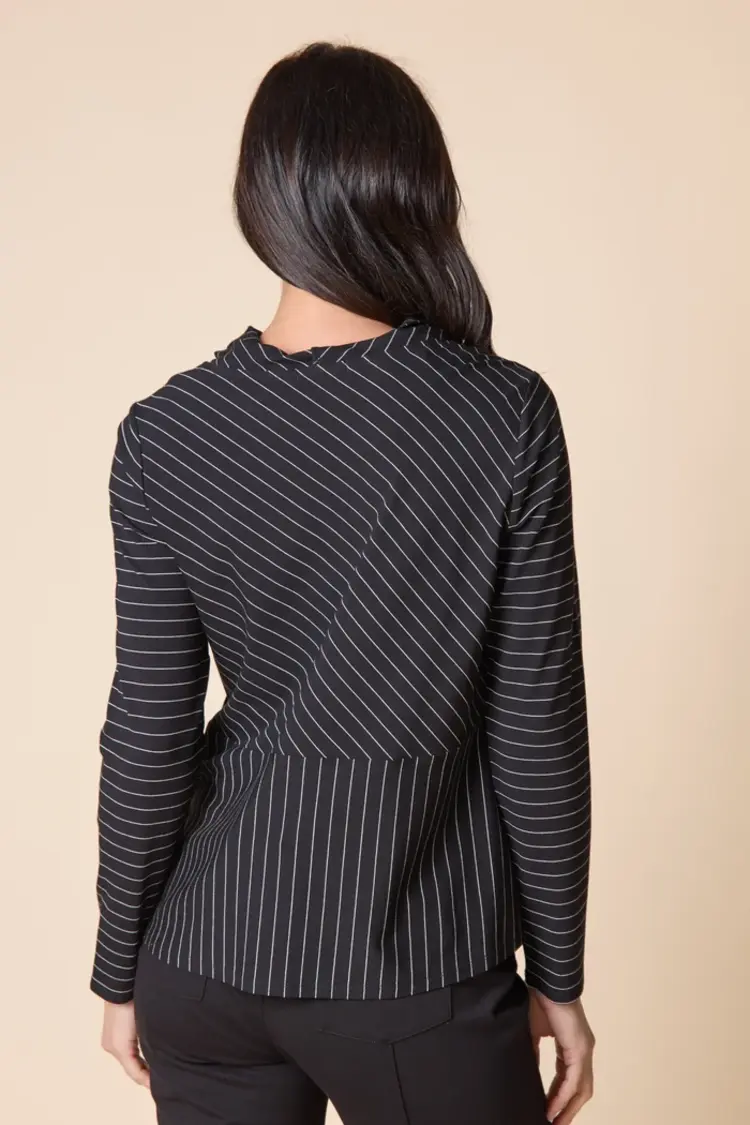 Habitat Habitat Striped Mock Neck Top 56526